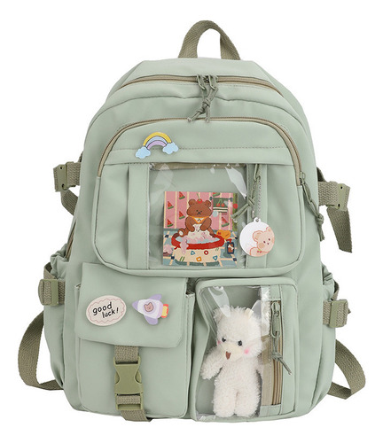 Xzc Linda Mochila De Lona Totoro, Mochila Escolar Para Estud