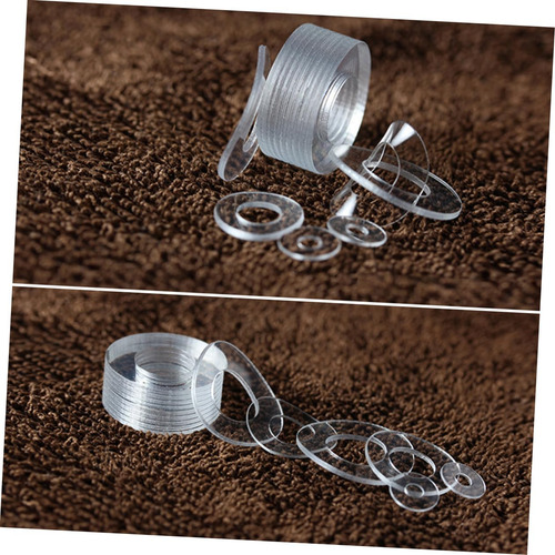 Iwowhero 500pcs Transparent Soft Gasket Washers Faucet