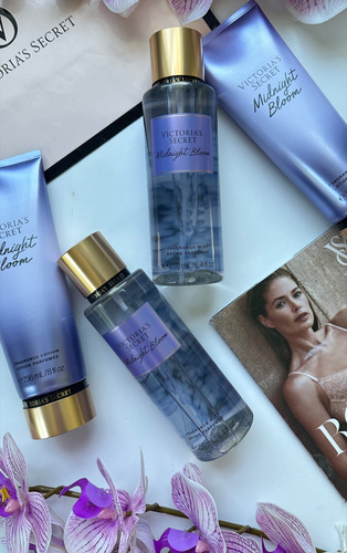 Victoria Secret Set Splash + Crema Midnight Bloom