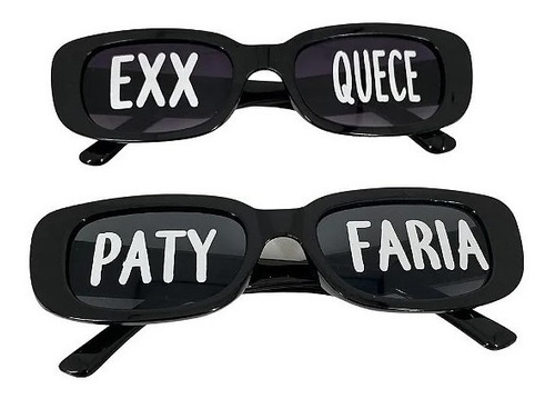 10 Adesivos Personalizado Para Óculos Hype Escrito Na Lente