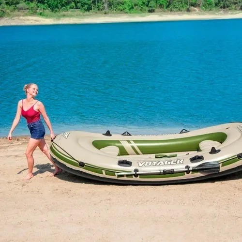 Lancha Inflable +remos Force Voyager 500 Para 3 Personas Msi