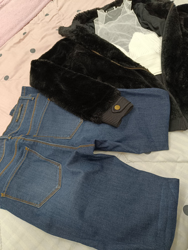 Campera Y Jean Daniel Cassin, Top Zara (Usado)