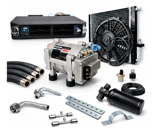 Kit Ar Condicionado Automotivo Universal Elétrico 20.000 Btu