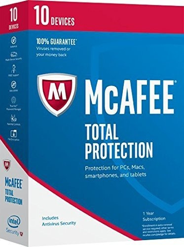 Mcafee 2017 Total Protection - 10 Dispositivos