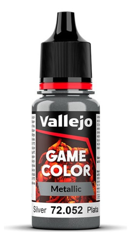 Vallejo Game Color Plata 72052 Silver 17ml La Plata