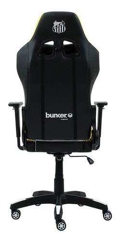 Imagem 5 de 6 de Cadeira Gamer Bunker - Oficial Santos F.c Ergonômica Recliná