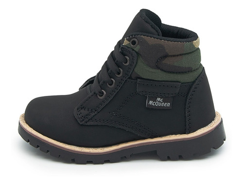 Imagen 3 de 7 de Bota Casual Niño Mc Queen Mod. 2039 Café Azul 12-17.5