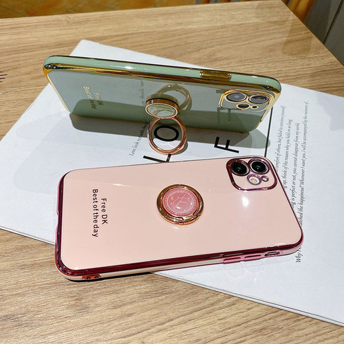 Capa Para Oppo A40 4g Galvanoplastia 6d Anel