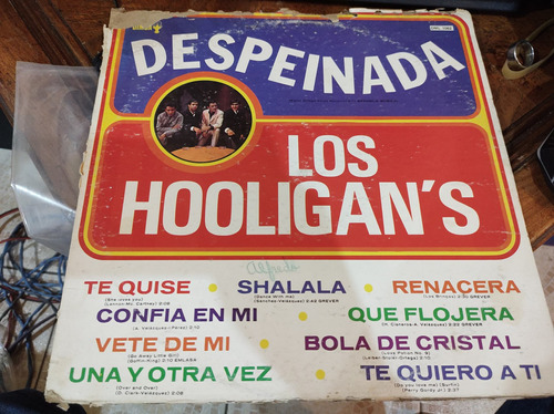Los Holligans Despeinada Vinyl,lp,acetato Imp