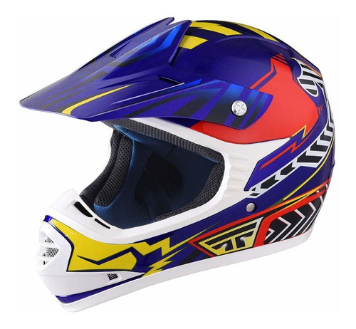 Casco Ahr Dot -  De Motocross Para Jóvenes, De Cara Comp Csc