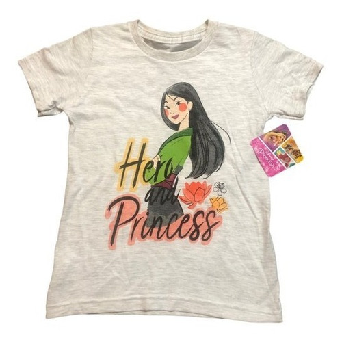 Playera Mulan Princesas Disney Niñas Licencia