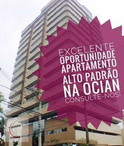 Imagem 1 de 16 de Apartamento Com 3 Dormitórios À Venda, 101 M² Por R$ 450.000,00 - Ocian - Praia Grande/sp - Ap1127