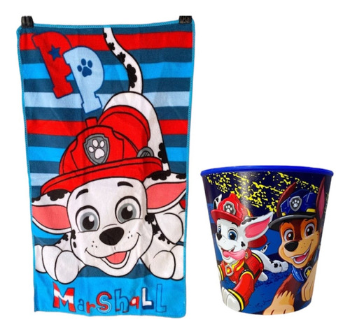 Set Párvulo !! Toalla Infantil + Vaso Escolar Diseños Niño