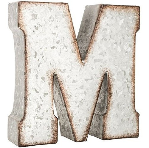 Generic Galvanized Metal 3d Letter Mgrey Metal