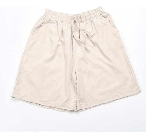 Pantalones Cortos Y Pantalones Cortos De Algodón Y Lino Con