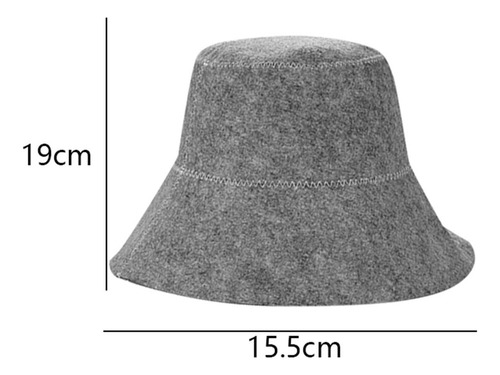 Gorro De Fieltro Para Sauna Gorro De Baño Gorro De Gris