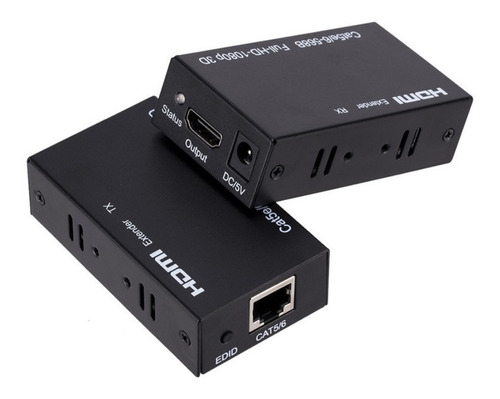 Extensor Alargue Hdmi Por Utp 1 Cable 50 Metros 3d Cat.6 S/f