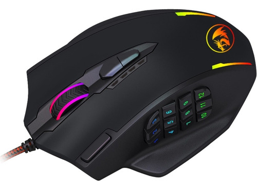 Mouse gamer de juego Redragon Impact M908 negro