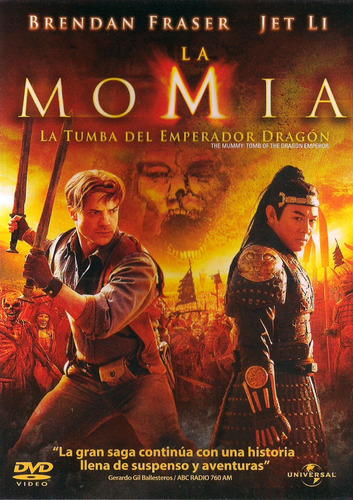 Dvd - La Momia 3 - La Tumba Del Emperador Dragon