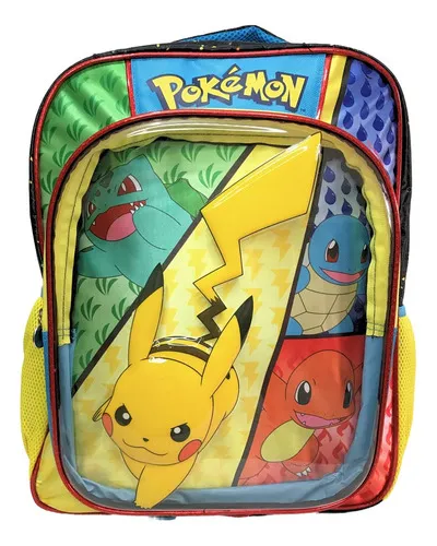Mochila Escolar Infantil Pok mon Pikachu Color Amarillo MercadoLibre