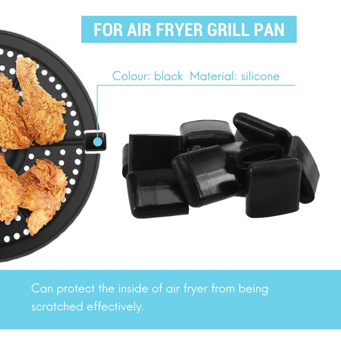 * Parachoques De Goma Air Fryer, Pies De Goma, Piezas De