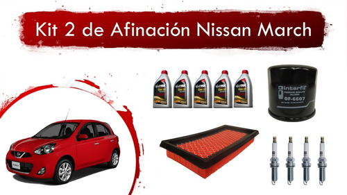 Kit De Afinación Nissan March 2014-2015 1.6 Lts.