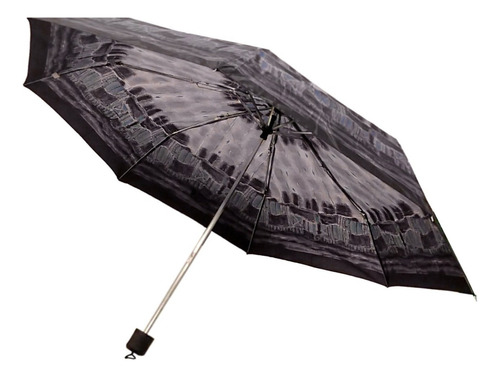 Paraguas Compacto De Bolsillo Para Lluvia - Sheshu Home Color Violeta oscuro y Azul