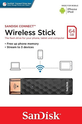 Memoria Flash Sandisk  Sdws4-064g-g46  Usb 3 0 64gb Connect