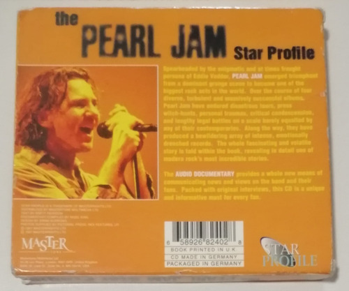 Pearl Jam - The Pearl Jam Star Profile Cd + Libro (Usado)