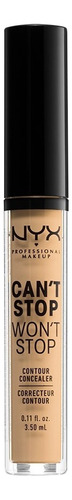 Nyx Corrector Liquido Larga Duración Cant Stop Wont Stop Tono True beige