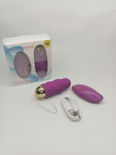 Huevo Vibrador Recargable Con Control 12 Modos De Vibración 