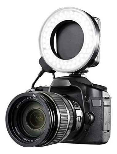 Luz Led De Doble Macro Compatible Con Canon Powershot Sx60 H