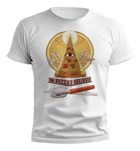 Remera Pizza Illuminati Piramide Exclusivo