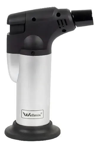 Mini Maçarico Portátil Gás Acendimento Automático Regulagem