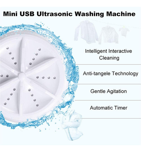 Shaoke Mini Máquina De Lavar Portátil W Mini-lavadora De