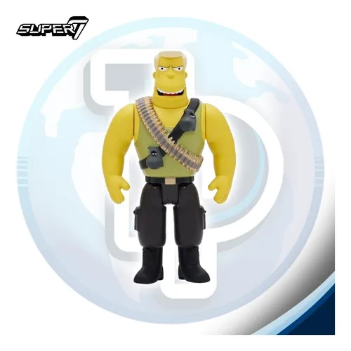The Simpsons Mcbain Reaction Mcbain (commando) - Super 7