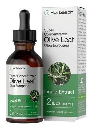 Horbaach I Olive Leaf Liquid Extract | 2 Fl Oz I Usa 