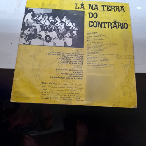 Lp Lá Na Terra Do Contrário - Pe Zezinho - Colorido