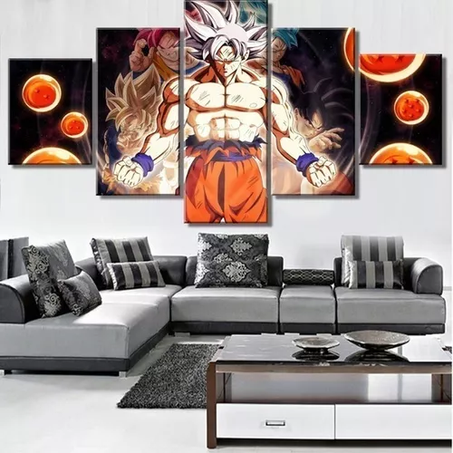 Quadro Decorativo Desenho Dragon Ball Z Goku Salas