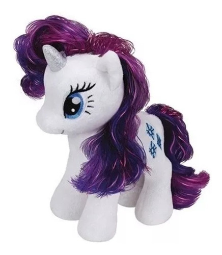 Peluche Pony Con Pelo Brillante 15cm De Alto /varios Colores