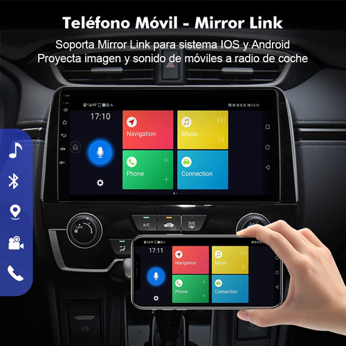 Estéreo Android Para Honda Crv 2017-2020 Cámara Gps Fm Bt
