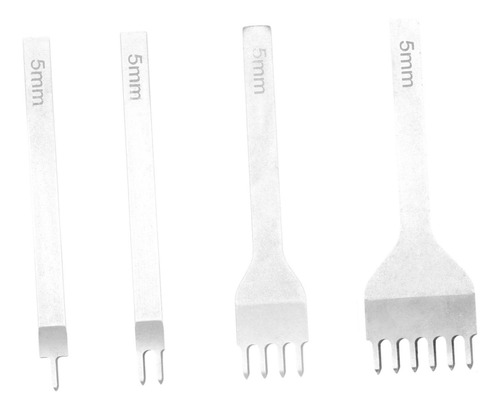 4pcs Punching Punches Lacing Casting Projects Practical 5 Mm