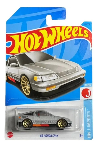 Hot Wheels Carro Honda Cr-x 1988 Original Colecciónable