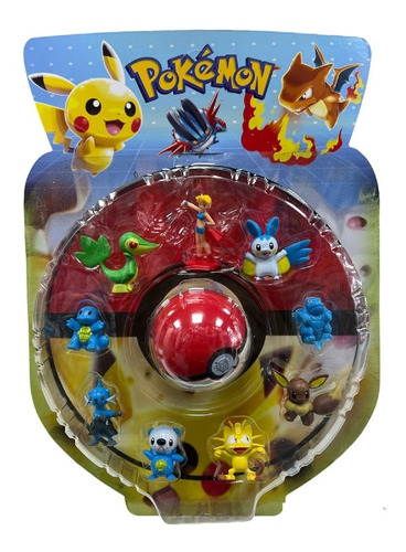 Pokemon Blister 8 Figuras Mas Pokebola Mod2