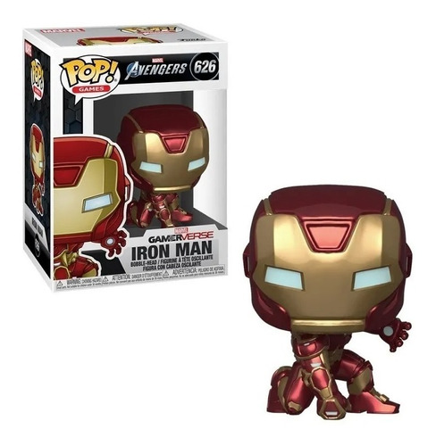 Funko Pop Games Iron Man 626 Marvel Avengers Original Edu