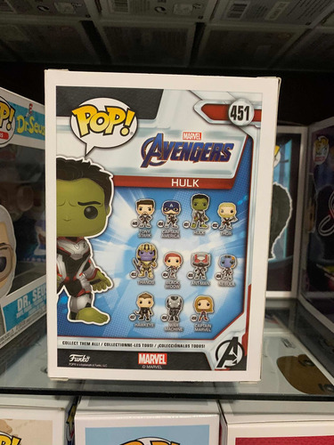 Funko Pop 451 Avengers Endgame Hulk Entertainment Earth (Usado)