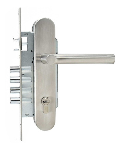 Cerradura Manija Embutir Tesa Lazio 85218 Recámara Color Acero Inoxidable