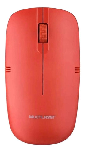 Mouse sem fio Multilaser  Mouses MO289 vermelho