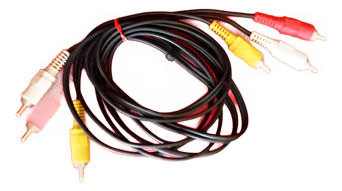 Cable Rca Lote De 3 (Usado)