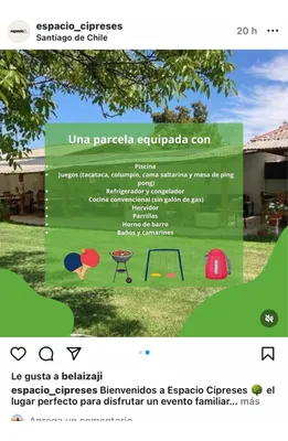 Parcela en arriendo temporal